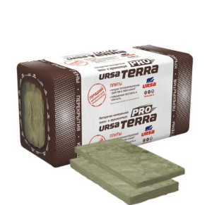 Плиты теплоизоляционные URSA Terra 34PN 1250-610-100 (9,15 кв.м)